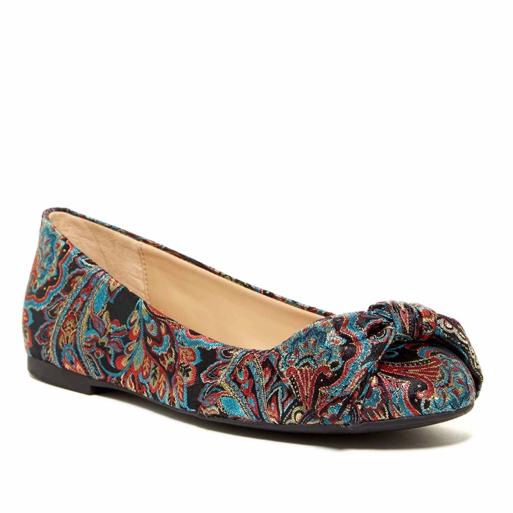 NWOT Sam Edelman Franny Bow Blue Flats - size 6